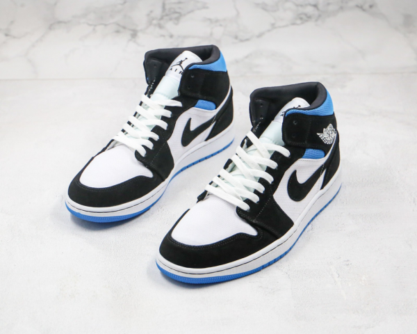Air Jordan 1 Mid Women's Shoe University Blue BQ6472-102 - Image 3