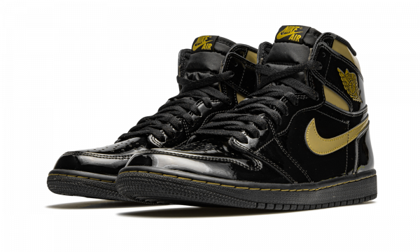 Air Jordan 1 Retro High OG "Black Metallic Gold" - Image 2