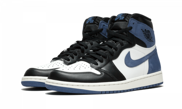 Air Jordan 1 Retro High OG Summit White Blue Moon Men's Shoes - Image 2