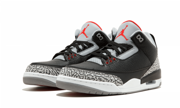Air Jordan 3 Retro OG Black/Cement Men's Shoes - Image 2