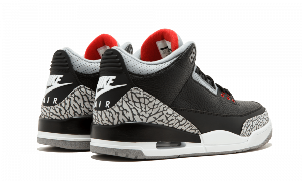 Air Jordan 3 Retro OG Black/Cement Men's Shoes - Image 3