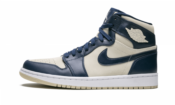 Wmns Air Jordan 1 Prem 'Midnight Navy/Light Cream'