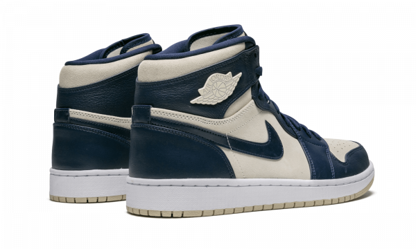 Wmns Air Jordan 1 Prem 'Midnight Navy/Light Cream' - Image 3