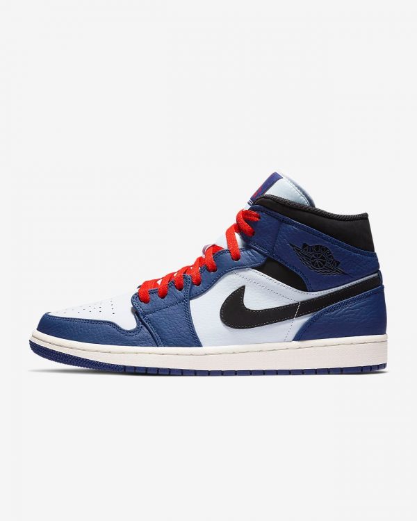 Air Jordan 1 Mid SE Deep Royal Blue Men's Shoe 852542-400