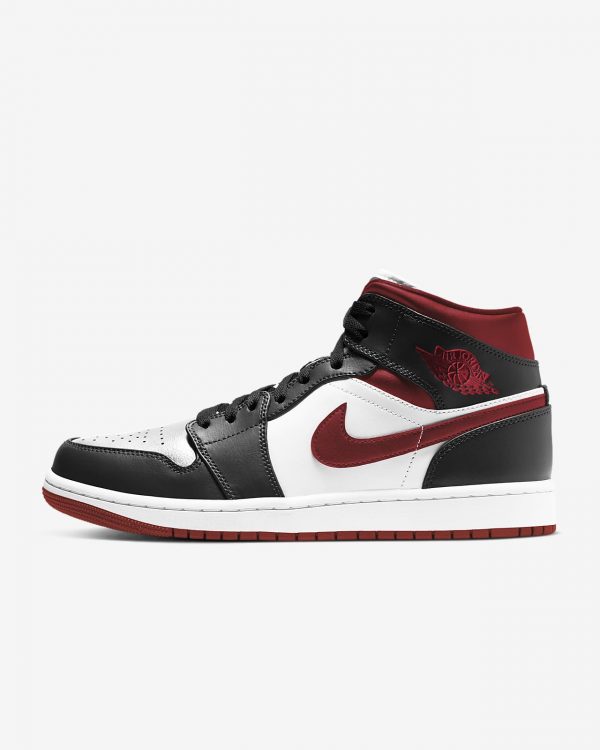 Air Jordan 1 Mid Shoes Gym Red 554724-122