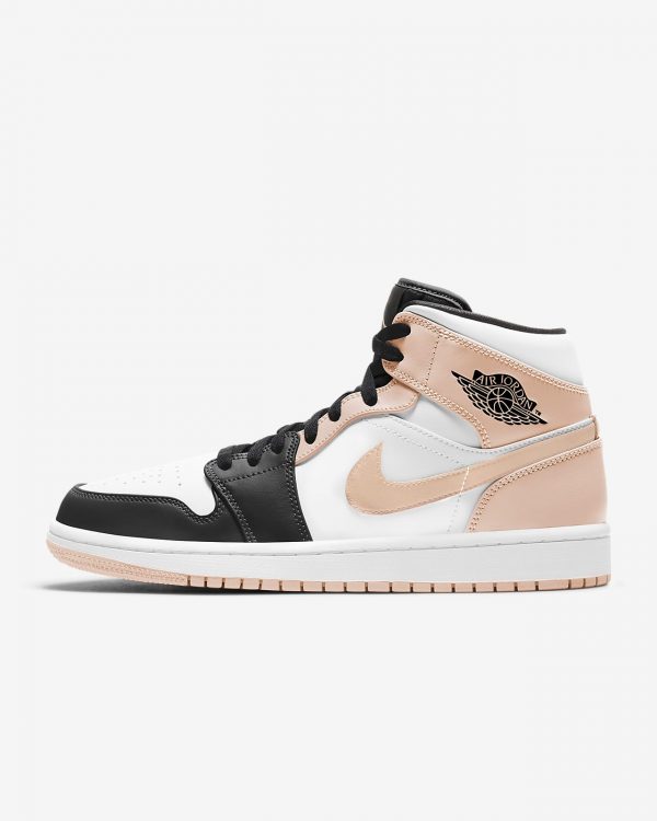 Air Jordan 1 Mid Shoes Arctic Orange 554724-133
