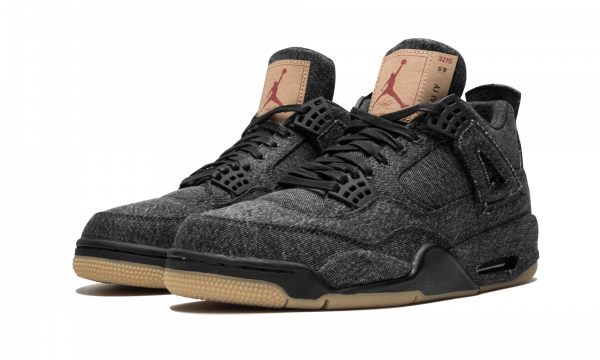 Jordan Air Jordan 4 Retro Levis NRG 'Black Levis' Men's Shoes - Image 2